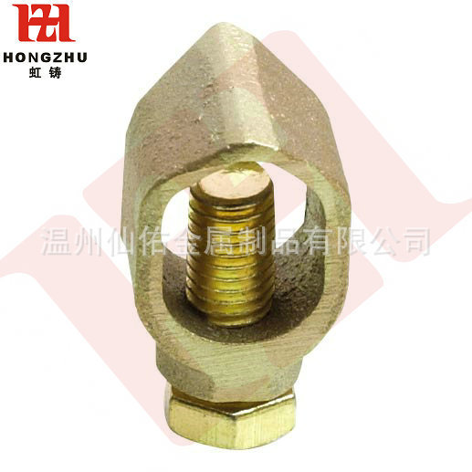 接地棒线夹、防雷接地棒线夹、防雷线夹、3/4接地棒线夹