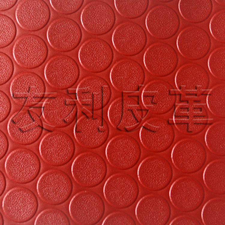 厂家批发 pvc箱包皮革  圆形压纹沙发人造革 PU皮革