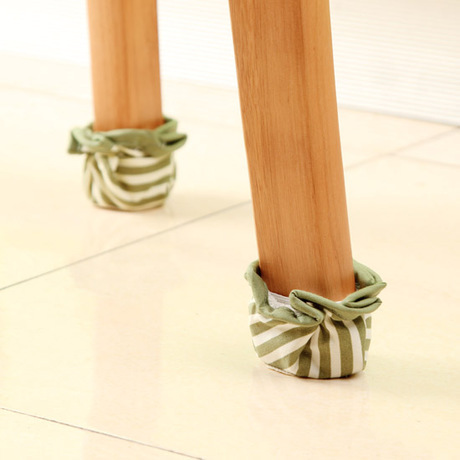 Venta al por mayor Yachao tela engrosada muebles mesa de comedor silla pie cubierta Mesa silla taburete mesa y silla pie pad 4 Pack