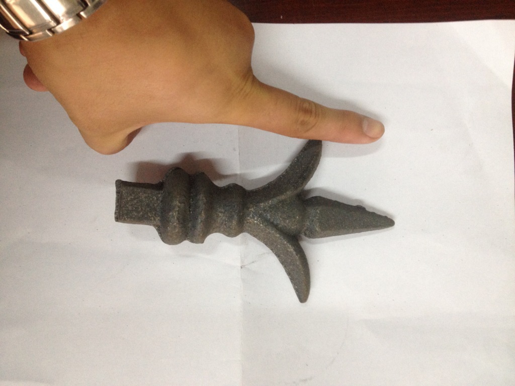 大量铸铁护栏矛头 焊接铁艺矛头别墅护栏 枪头矛头铁艺配件矛头