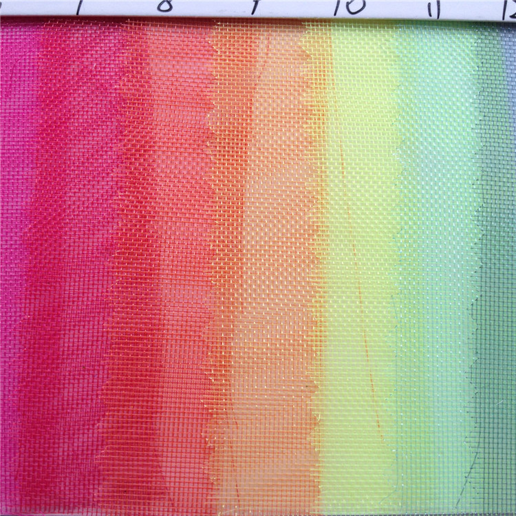 涤纶纱网 手袋箱包硬网 防尘防蚊网纱时尚化装包网布厂家批发