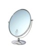 厂家现货金属铬色110-1双面化妆镜 椭圆台式双面镜 双面柜台镜|ru