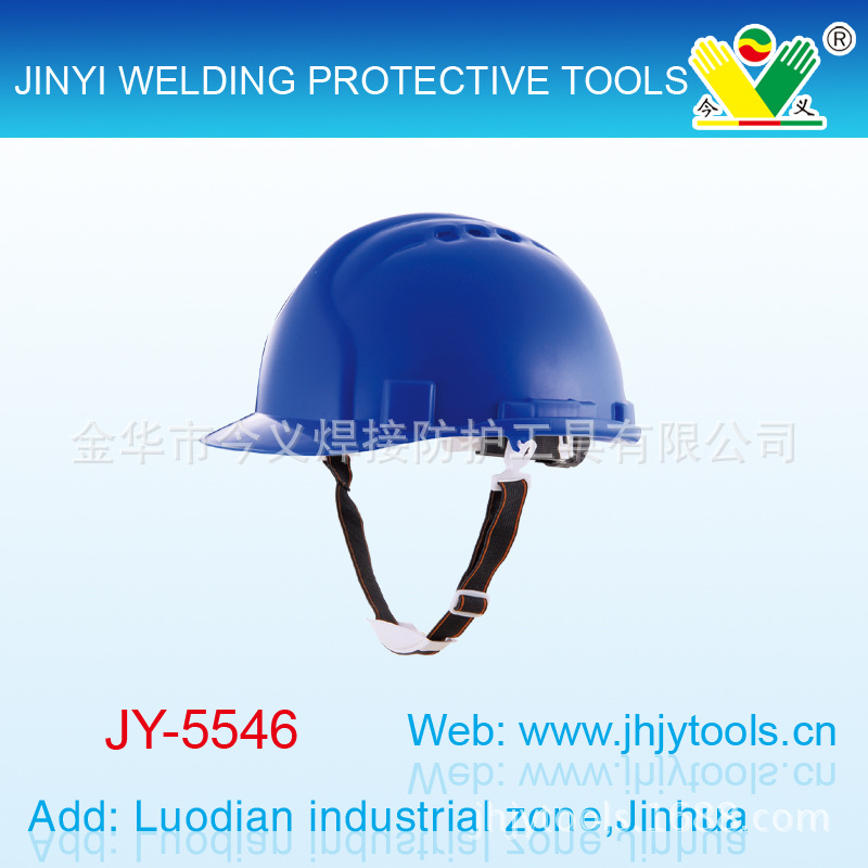 厂家直销多孔型ABS安全帽，6点织带内衬，带透气孔，CE