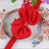 Children's shiffon hair accessory, elastic headband with bow, wholesale