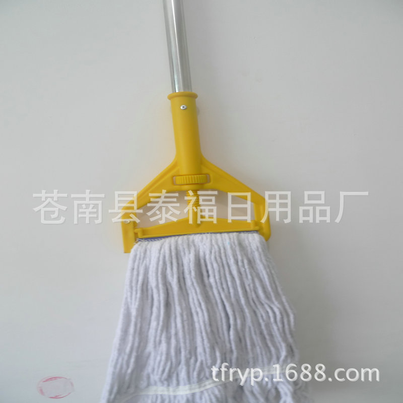 Heavy-duty sealing water mop wax mop cotton thread mop cotton yarn mop yellow clip mop