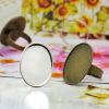 Copper silver ring, accessory, 18×25mm, wholesale