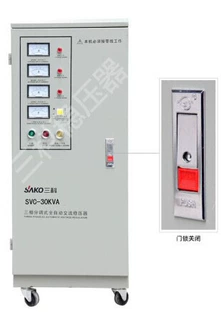 平板印花机UV打印机380V稳压电源三科全自动三相稳压器20/30/40KW