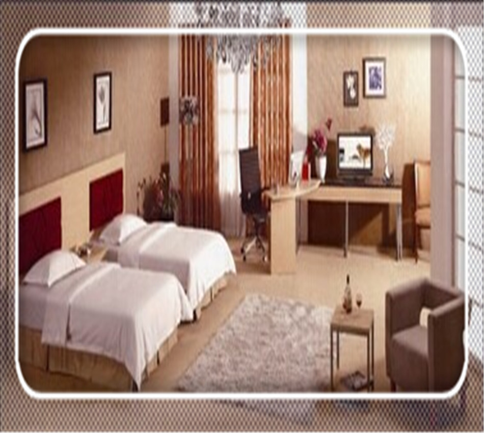 宾馆房间标准间