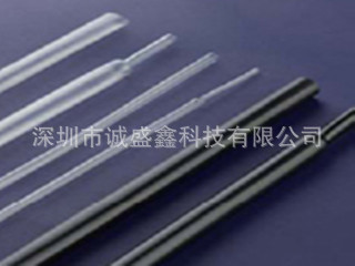 【供应】半硬氟塑料热缩管 透明 黑色 4.8mm PVDF热缩管