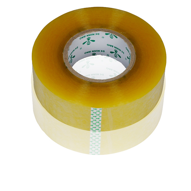 加粘透明封箱胶带批发 宽4.5CM厚3.8CM 可订做印刷公司LOGO