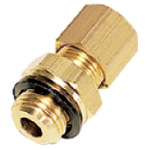 法国乐可利LEGRIS  直通外直螺纹黄铜卡套接头 0101-04-19