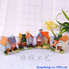 Small house, resin, jewelry with accessories, micro landscape, handmade