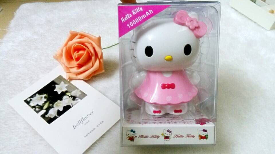 厂家直销 新款可爱卡通HELLO KITTY裙子移动电源 10000毫安充电宝,款式随机6