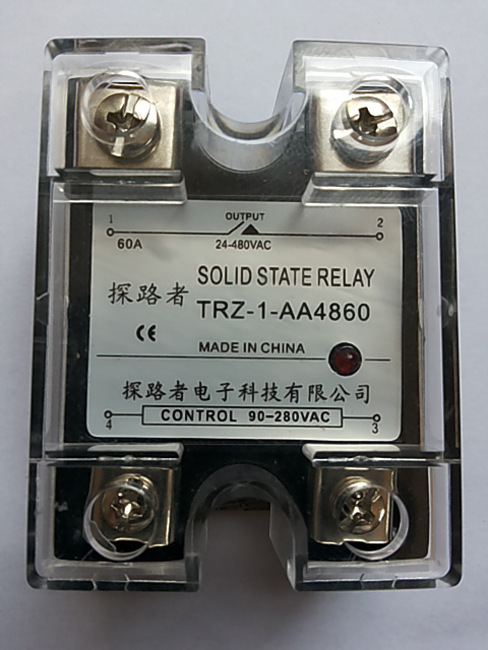 厂家供应 单相 固态继电器 SSR-60AA 60安培 交流控制交流 继电器