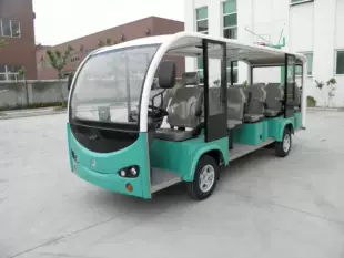 Открытый электрический экскурсионный автомобиль на 11 мест