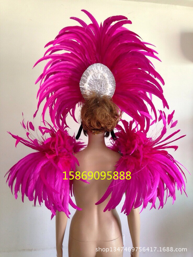 演出服裝羽毛裝飾