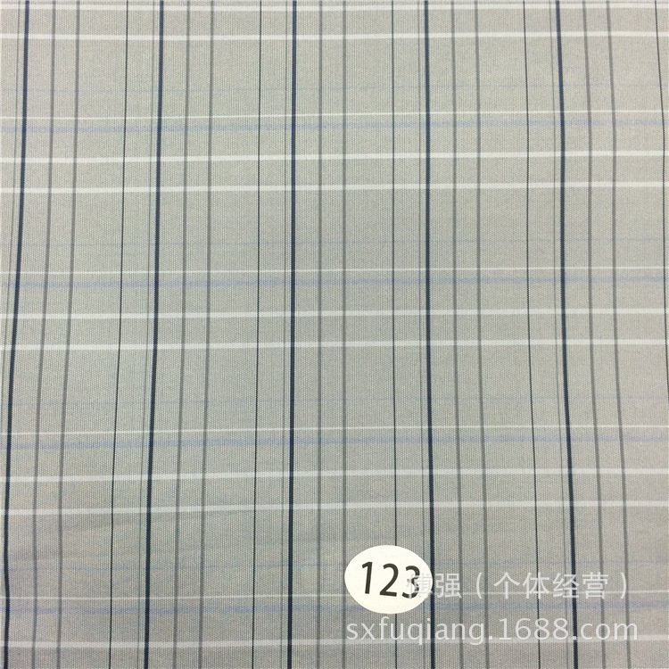 厂家供应 仿记忆色织格子 秋冬新款服装面料 高档服装里料