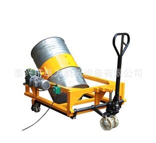 供应载重400公斤油桶搅拌器 ，可移动油桶推车