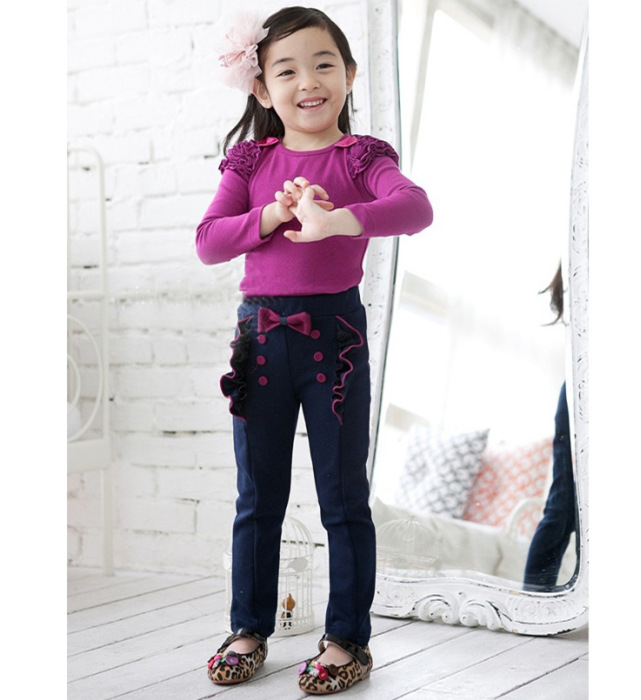 Pantalon fille en Toile de coton - Ref 2063286 Image 10