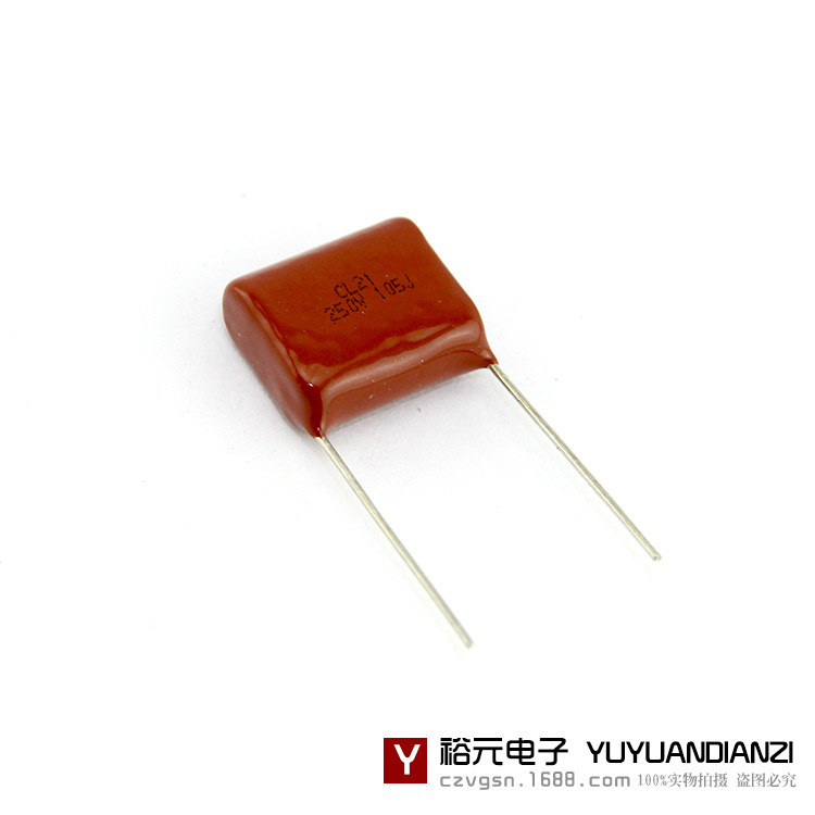 现货热销 金属化聚酯膜电容器 CL21 105 250v 量大价低