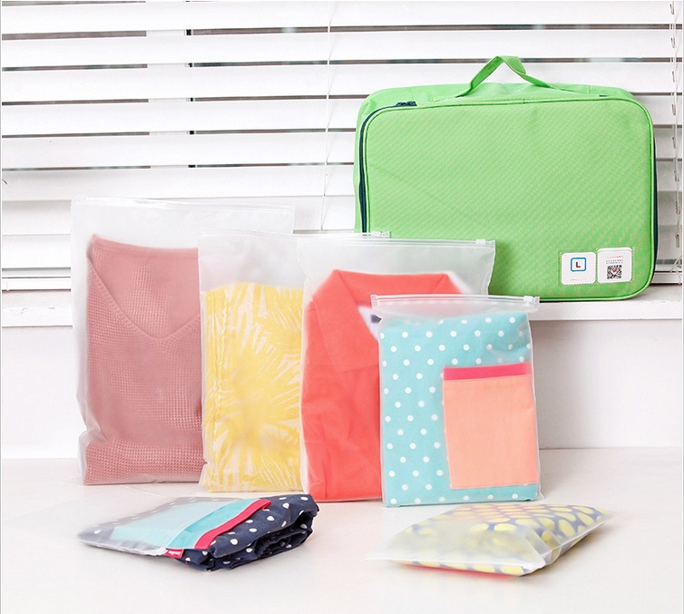 Korean Translucent Waterproof Underwear Clothing Finishing Ziplock Bag Wholesale Cheap Erlebniswelt-fliegenfischen Products display picture 13