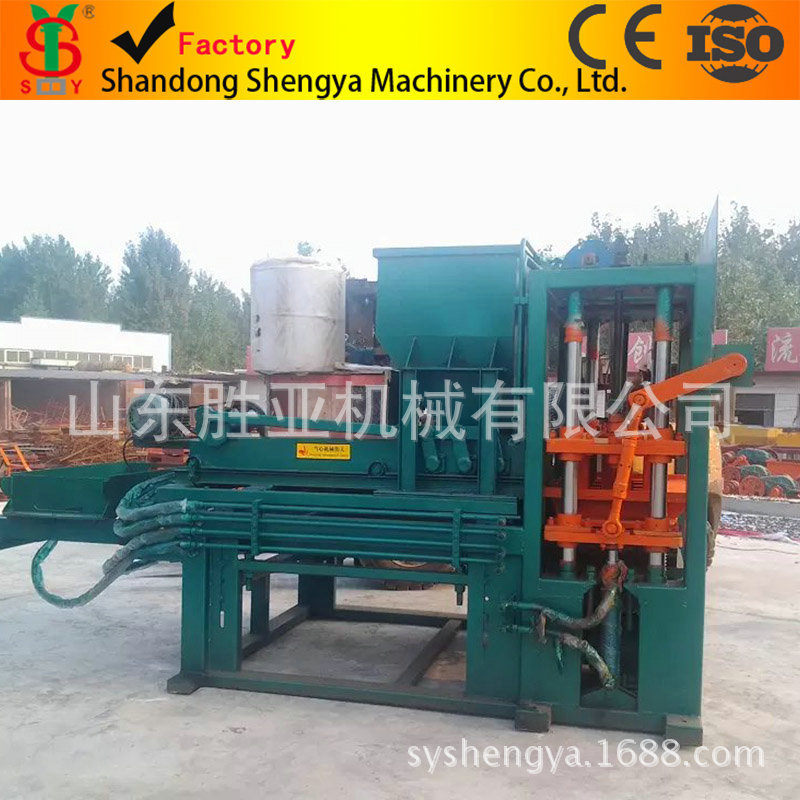 QT5-20路面砖机 铺路砖机 路沿石机器 液压砖机