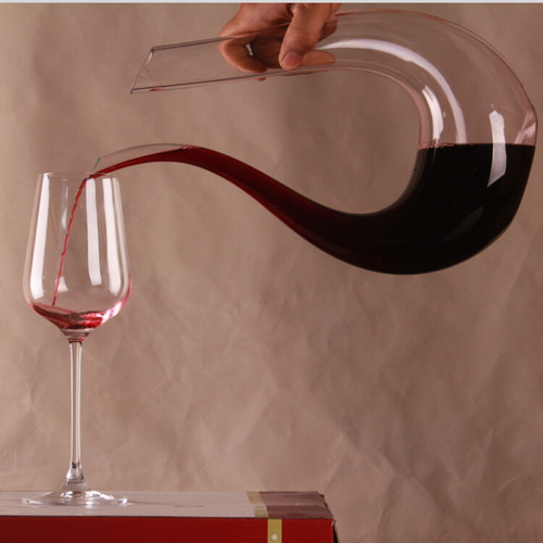 Crystal decanter U-shaped decanter harp red wine decanter wine decanter wine divider pouring wine