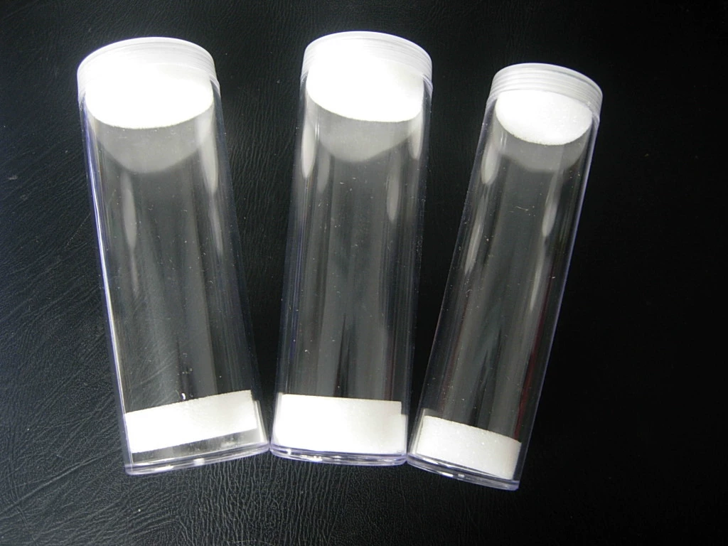 33 мм круглый бочонок Монета коробка акриловый рулон Монета коробка может держать целый рулон дикой природы серии памятные монеты