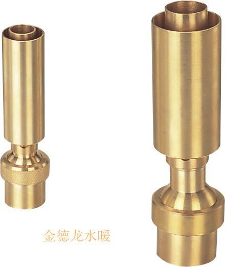 6分铜喷泉喷头掺气喷头加气水柱 玉柱喷泉头 假山景观喷头