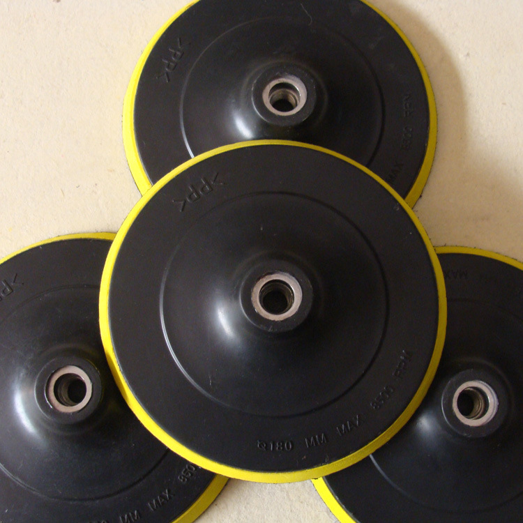 5寸托盘电动磨机底盘不干胶托盘砂纸盘