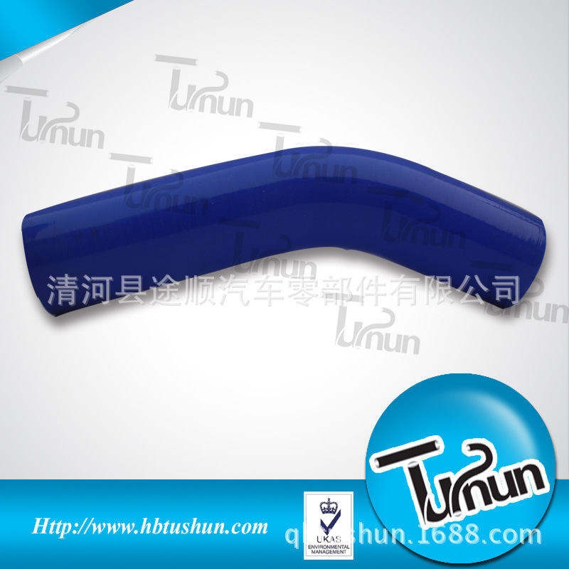 涡轮增压硅胶管氟胶内衬硅胶管135度硅胶管