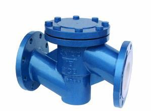 厂家供应H40J浮球式衬胶止回阀，止回阀直销