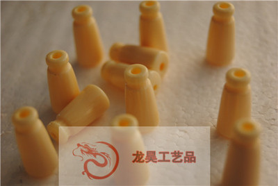 龍昊工藝品專業生産仿象牙三通佛頭diy配飾飾品 佛塔加工訂制批發