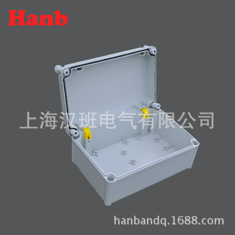 塑料配电箱 220*340*150mm聚碳酸酯PC接线箱电源插座箱电气密封箱