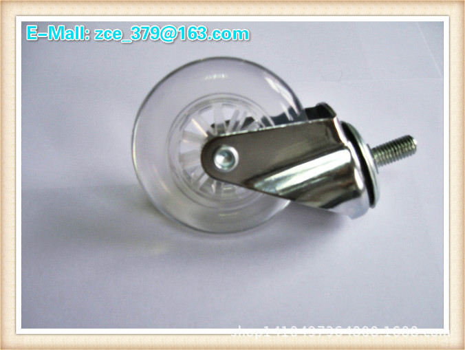 本厂专业生产 3寸透明滑轮 万向轮 欢迎咨询 定制