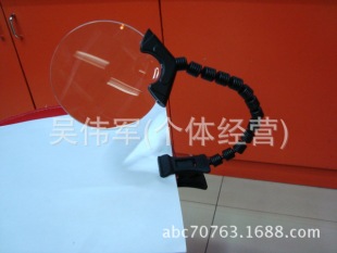 Clip-on Magnifying Glass, Clip, Desktop Magnifier, Adapter Magnifying Glass, Round Magnifying