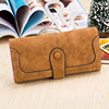 Long retro wallet, matte shoulder bag, Korean style