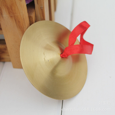 9cm Copper cymbals Orff Blow Musical Instruments Baby children Early education Teaching aids Tap Musical Instruments children Musical Instruments .09