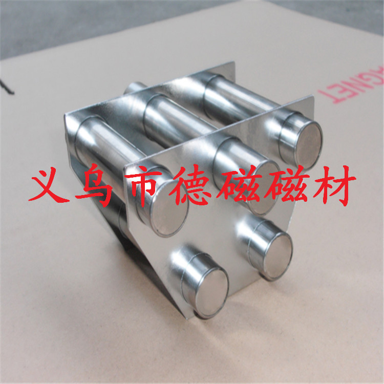 厂家直销9管注塑机 粉碎机磁力架强磁钕铁硼磁力架管