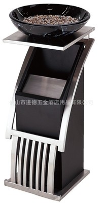 不锈钢垃圾桶酒店 立式烟灰缸 座地烟灰桶 宾馆垃圾桶烤漆 烟灰筒|ms