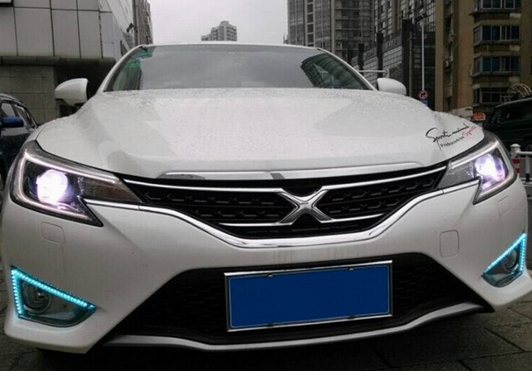 2014款丰田新锐志改装X标中网锐志改装MARK-X标中网轮毂标后车标