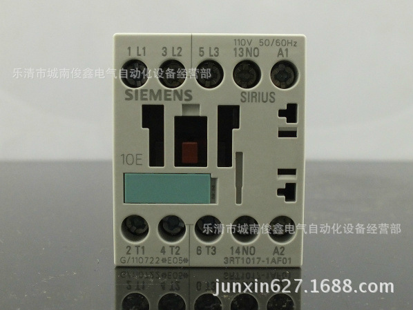 德国原装SIEMENS西门子接触器3RT1017-1B 24VDC
