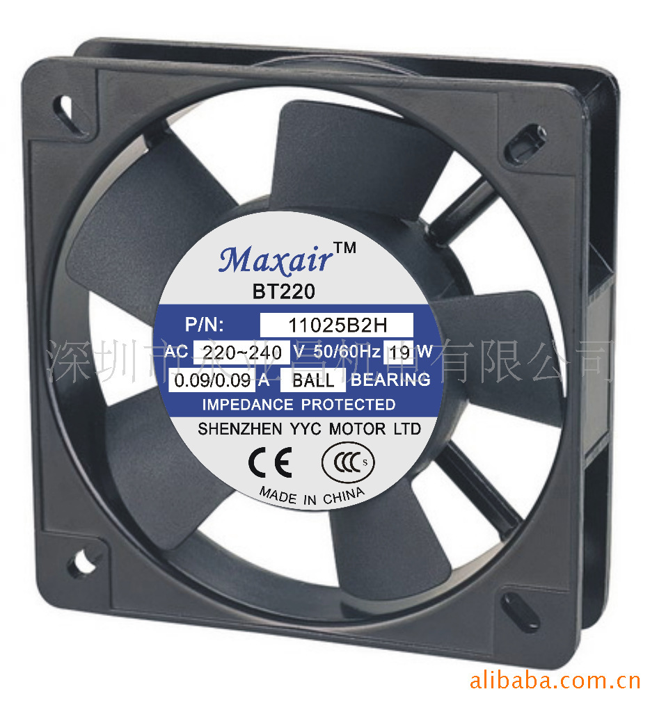厂家现货供应医疗仪器 11025B2HL CCC RoHS交流散热风扇YYC|ms