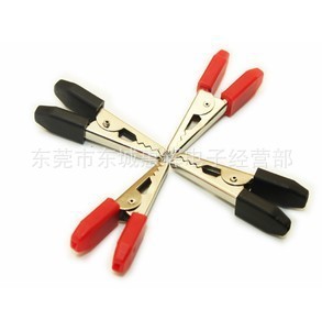 Direct selling small 028 025 small 35mm alligator clip sheath battery clip 5A business card clip inverter battery clip