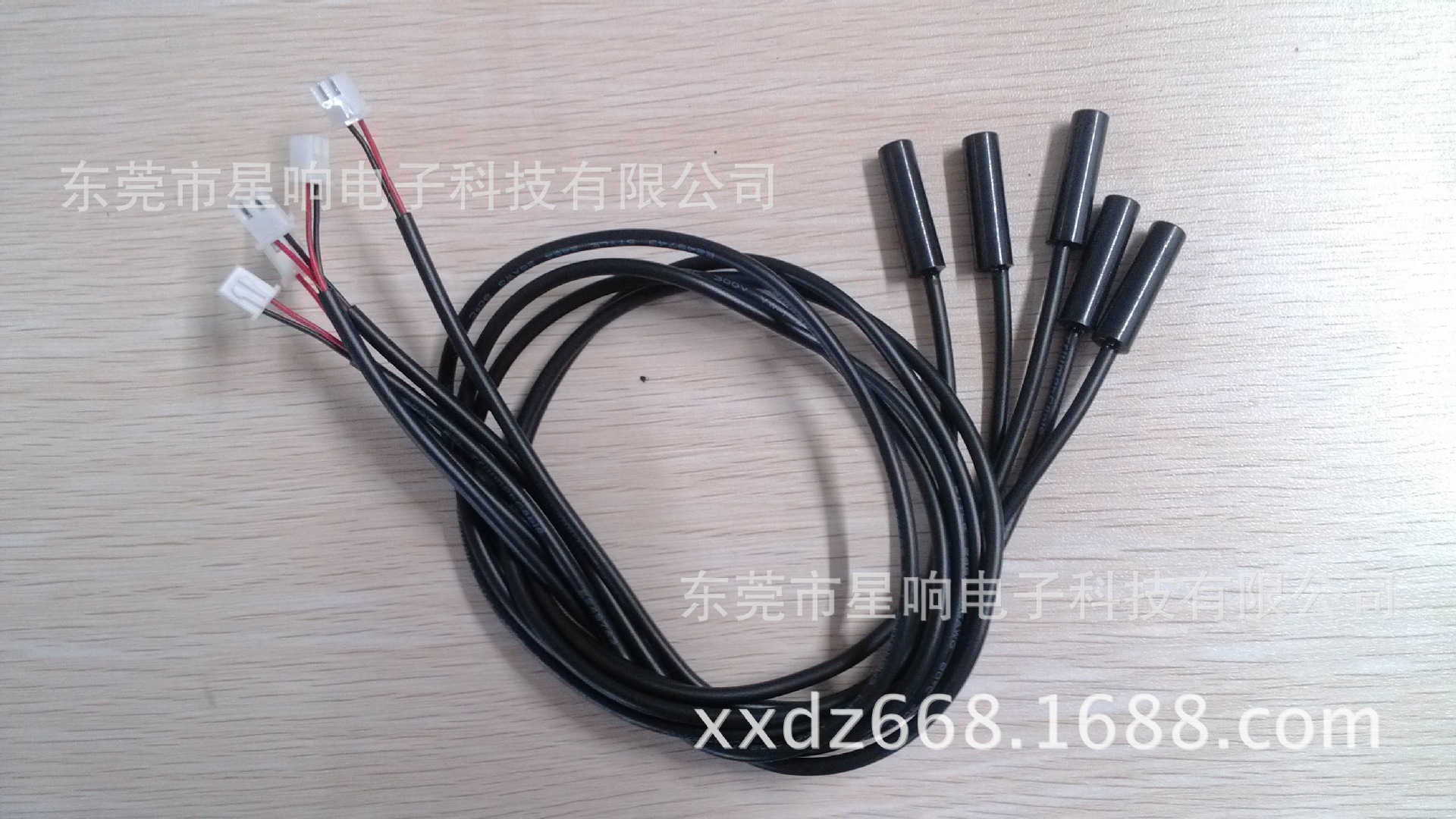 25度100K 塑料头NTC温度传感器  生产厂家