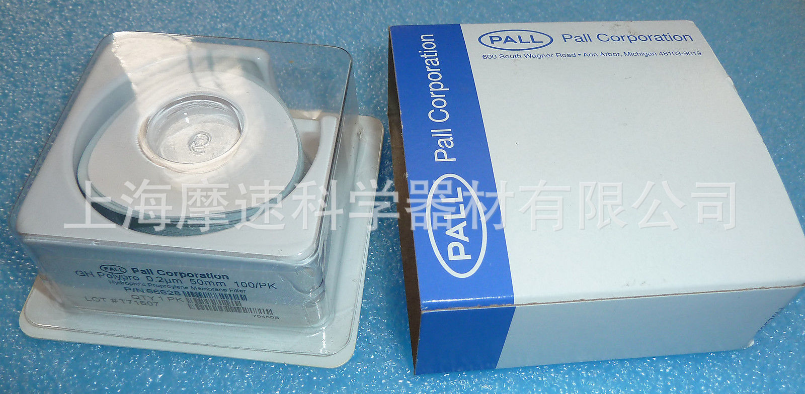 美国PALL 0.45um 50mm GHP万能聚丙烯过滤膜 货号66628