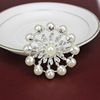 High-end fashionable brooch from pearl, Korean style, wholesale