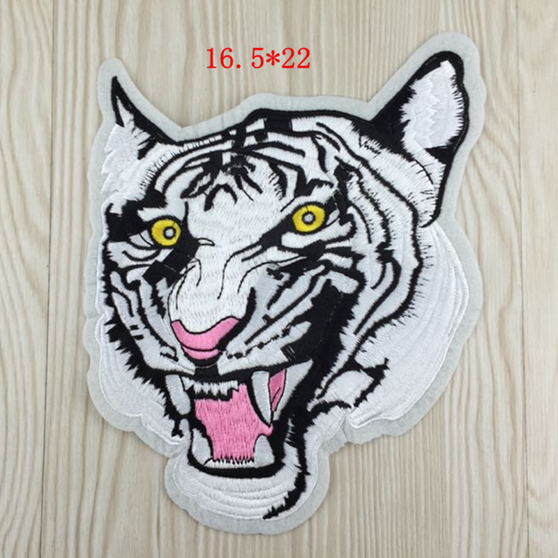 电脑绣花可烫布贴衣服补丁贴满绣老虎头布贴厂家特价直供小额批发