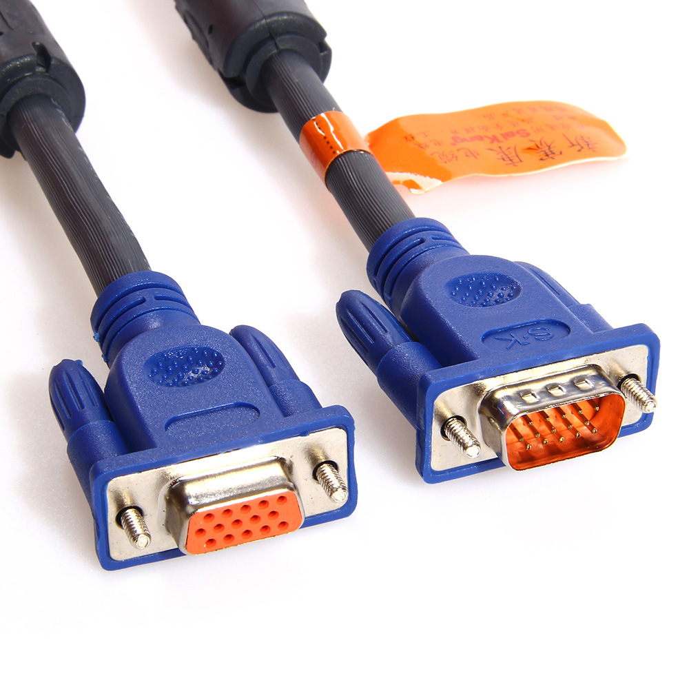 赛康 vga3+6延长线公对母1.5/3/5/10/15/20/30/40/50米 工程专用