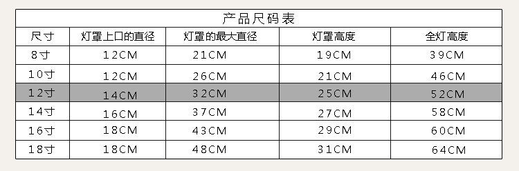 12寸尺寸